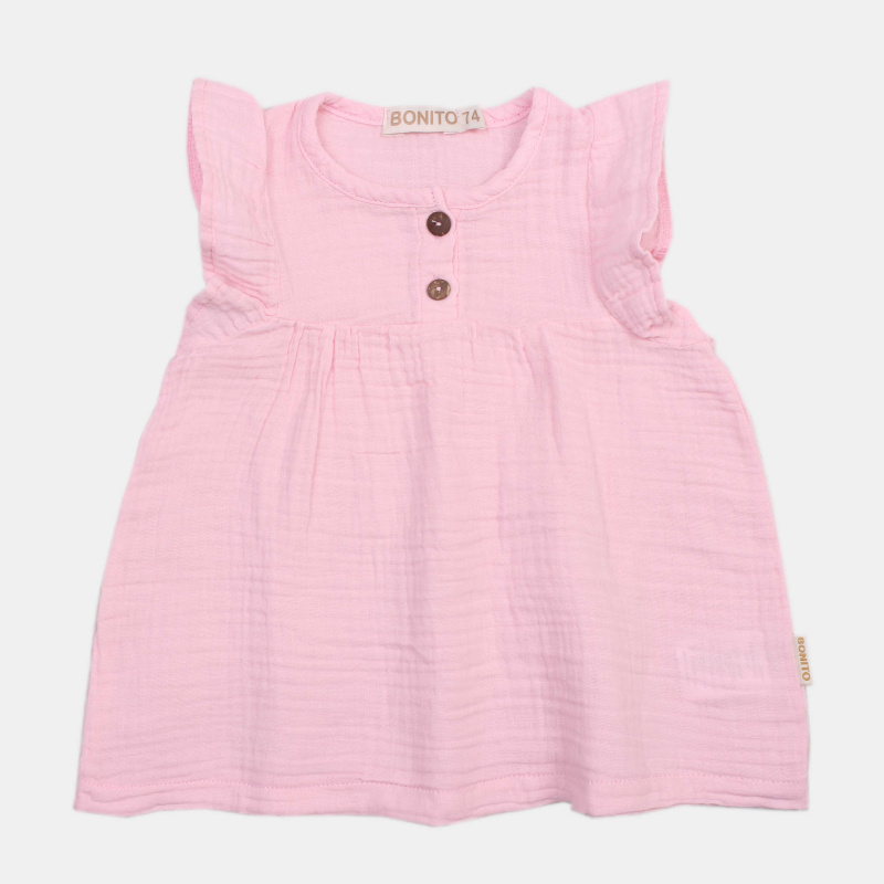 картинка КГ Платье для девочки 74-92 см 100% хлопок BONITO KIDS/OP1814(04-24)4/уп.4шт./меш.688шт. от BonitoKids