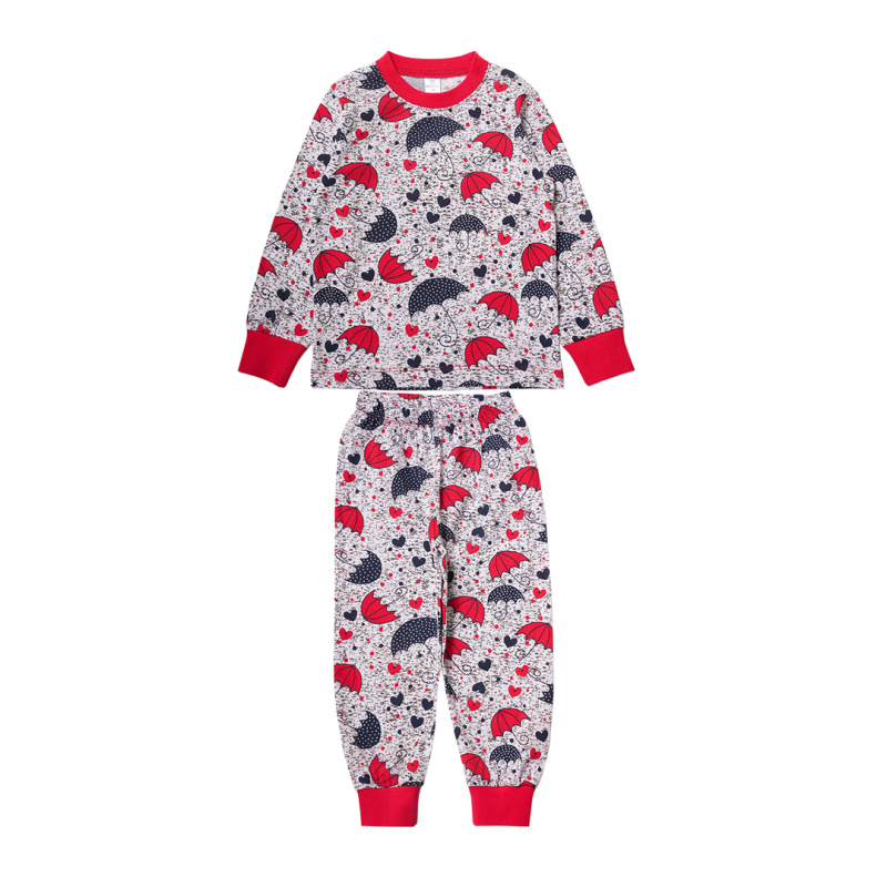 картинка БГ_ЧЗ Пижама для девочки 3-7 лет 100% хлопок BONITO KIDS/SS6121(350шт)(01-24)(ЧЗ)/уп.5шт./меш.350шт. от BonitoKids