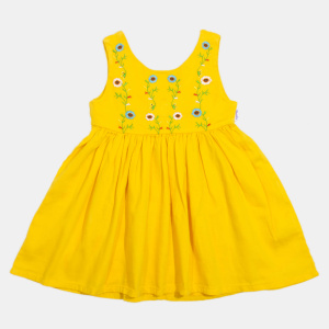 картинка ЧЗ Платье для девочки 3-7 лет 100% хлопок BONITO KIDS/OP1675(ЧЗ)/уп.5шт./меш330.шт. от BonitoKids