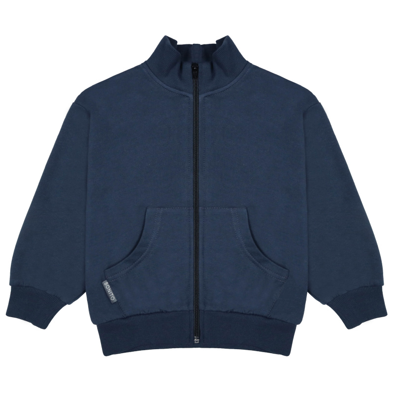 картинка БГ_ЧЗ Бомбер для мальчика 8-12 лет 100% хлопок BONITO KIDS/BK1762B(01-23)(ЧЗ)/уп.5шт./меш.200шт. от BonitoKids