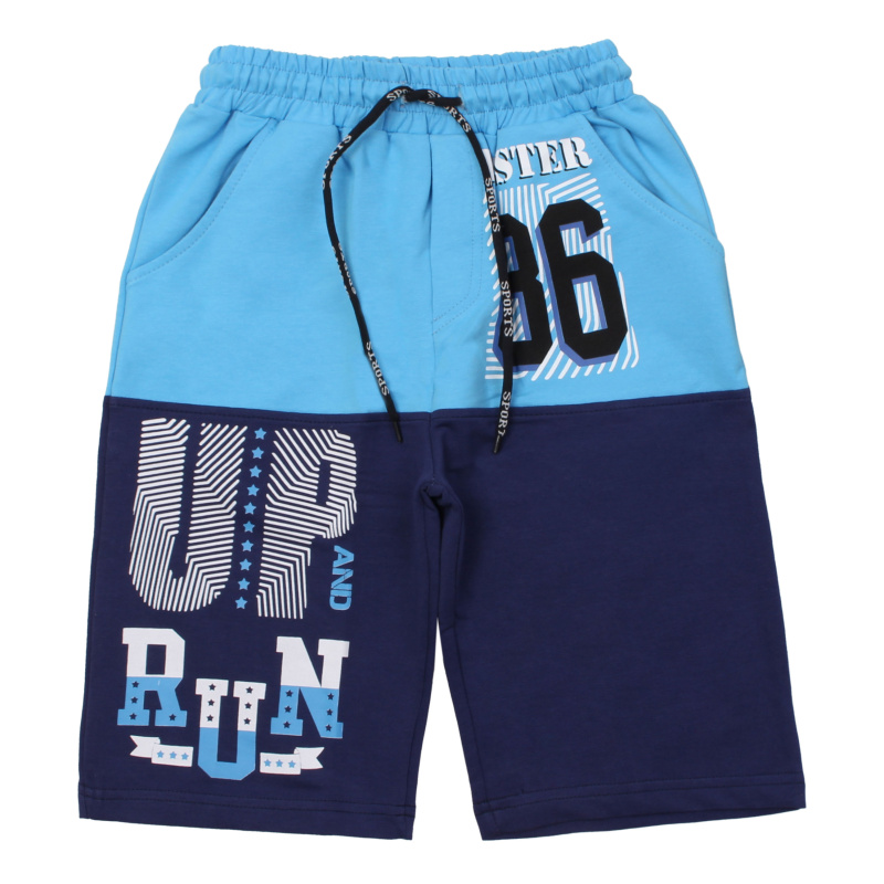 картинка ЧЗ Шорты для мальчика 8-12 лет 65% хлопок, 27% полиэстер, 8% эластан BONITO KIDS/OP1420(ЧЗ)/уп.5шт./меш.210шт. от BonitoKids