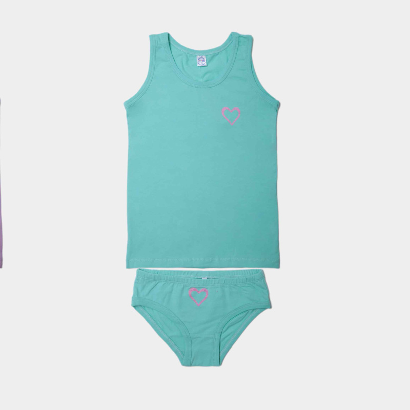 картинка БГ_ЧЗ Комплект для девочки (майка и трусы) 8-12 лет BONITO KIDS/SS6060(01-23)/уп.5шт./меш.540шт. от BonitoKids