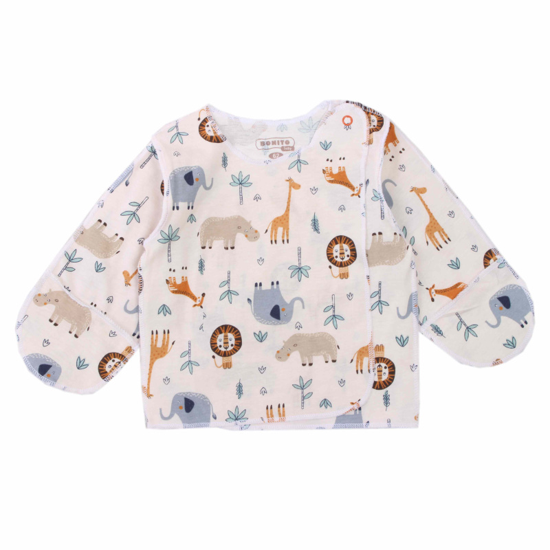 картинка Распашонка для новорожденных 56-62 см 100% хлопок BONITO KIDS/OP1868/уп.12шт./меш.1080шт. от BonitoKids