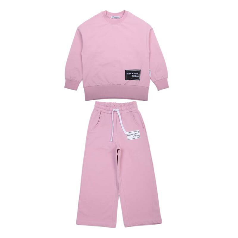 картинка КГ_БГ Комплект для девочки (свитшот и штаны), 3-7 лет, 92% хлопок, 8% лайкра, BONITO KIDS/SS6059/уп.5шт./меш.150шт. от BonitoKids