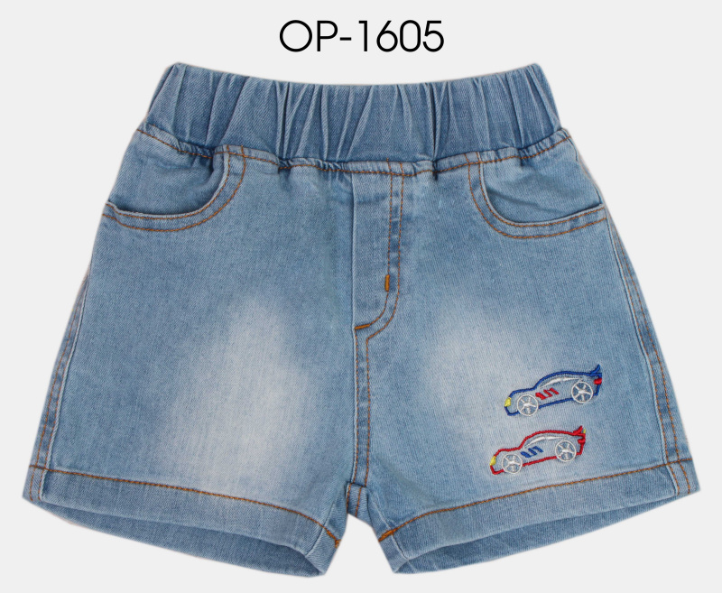 картинка ЧЗ Шорты для мальчика 2-6 лет 97% хлопок, 3% эластан BONITO KIDS/OP1605(ЧЗ)/уп.5шт/меш.350шт. от BonitoKids