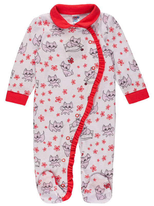 картинка КГ_ОТ Комбинезон для новорожденных 100% ХБ 62-80 см BONITO KIDS/OP346/уп.4шт./меш.476шт. от BonitoKids