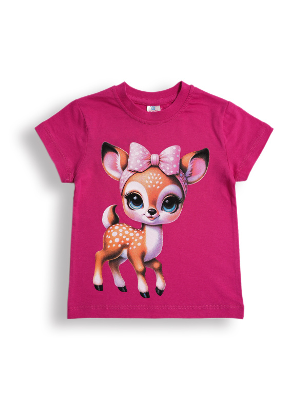 картинка БГ_ЧЗ Футболка для девочки, 1,5-4 лет, 100% хлопок, BONITO KIDS/BK0001D(1,5-4)(01-25)(ЧЗ)/уп.4шт./меш.800шт. от BonitoKids