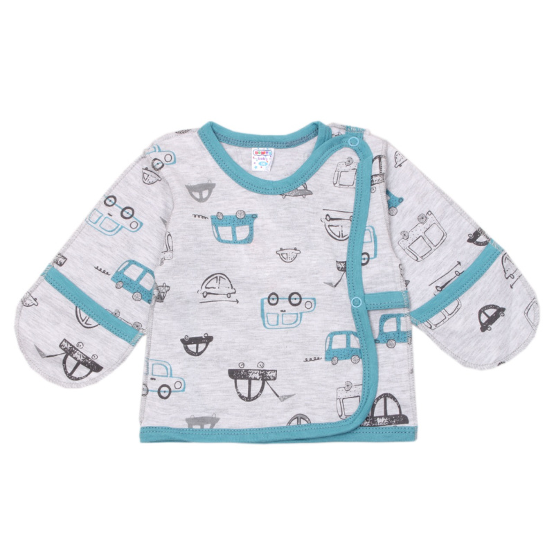 картинка ЧЗ Распашонка для новорожденных 56-62 см 100% хб BONITO KIDS/OP1372/уп.8шт./меш.880шт. от BonitoKids