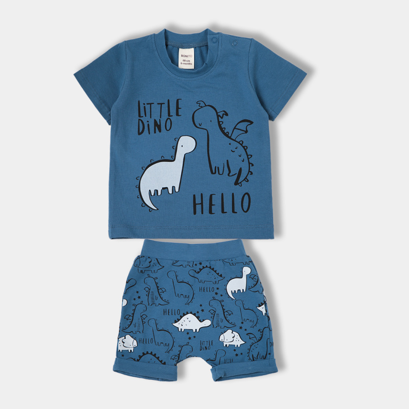 картинка ЧЗ Комплект для мальчика (футболка и шорты) 68-86 BONITO KIDS/OP1822(12-23)/уп.4шт./меш 400шт. от BonitoKids