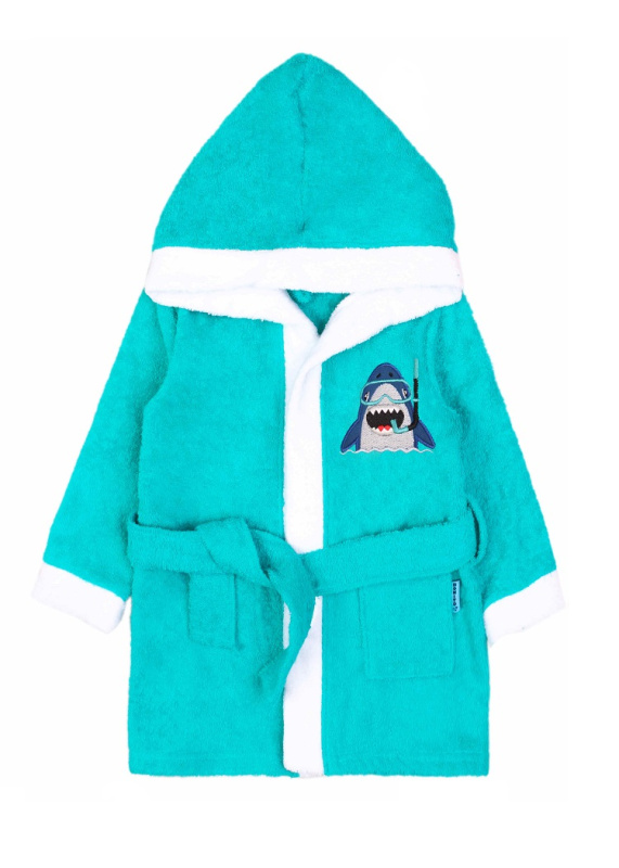 картинка БГ_ЧЗ Халат для мальчика 8-12 лет 100% хлопок BONITO KIDS/SS6024/уп.5 шт./меш.50шт. от BonitoKids