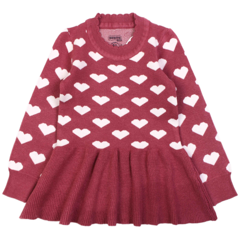 картинка КГ_БГ Платье для девочки, 2-6 лет, 95% хлопок, 5% эластан, BONITO KIDS/OP1544/уп.3шт./меш.249шт. от BonitoKids