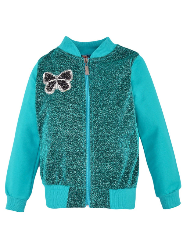 картинка ЧЗ Толстовка для девочки 3-7 лет 60% хлопок, 40% полиэстер BONITO KIDS/BK1274T(ЧЗ)/уп.5шт./меш.300шт. от BonitoKids