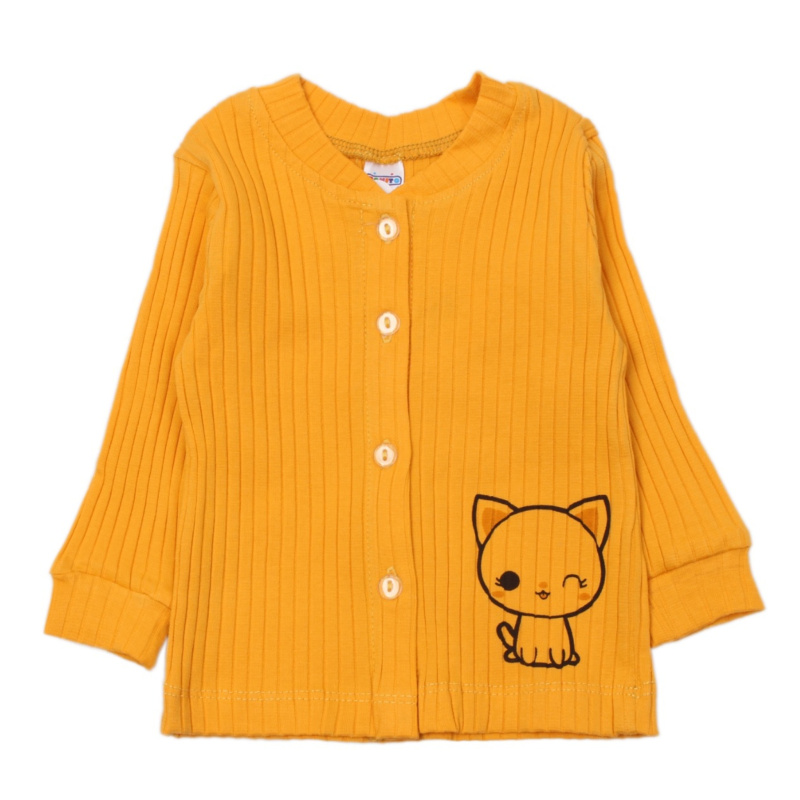 картинка ЧЗ Кофта для детей 68-92 см кашкорсе BONITO KIDSD/OP1352(ЧЗ)/уп.5шт./меш.550шт. от BonitoKids