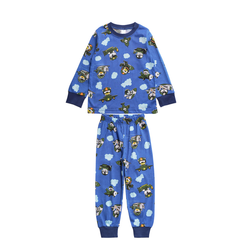 картинка БГ_ЧЗ Пижама для мальчика 3-7 лет 100% хлопок BONITO KIDS/SS6122(350шт)(03-24)/уп.5шт./меш.350шт. от BonitoKids