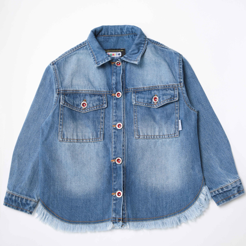 картинка ЧЗ Пиджак для девочки 5-8 лет BONITO KIDS/OP1622(ЧЗ)/уп.4шт./меш.128шт. от BonitoKids