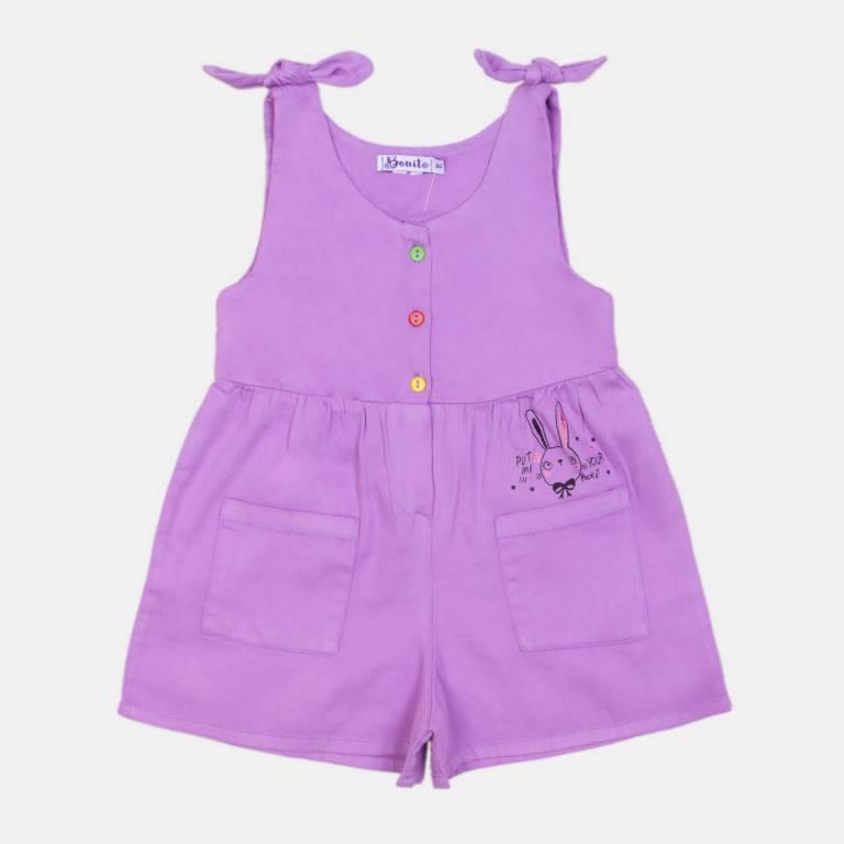 картинка Комбинезон для девочки 1-3 лет 100% хлопок BONITO KIDS/OP1664/уп.4шт./меш.432шт. от BonitoKids