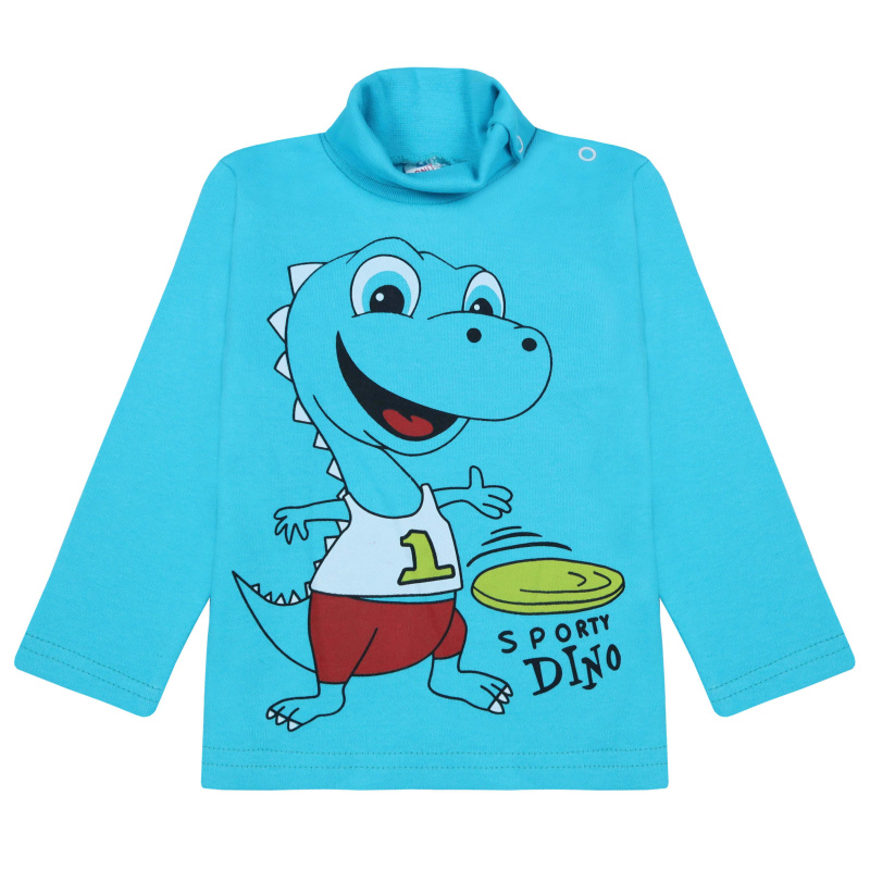 картинка БГ_ЧЗ Водолазка для мальчика 1-4 лет 100% хлопок BONITO KIDS/BK0007M(06-23)(ЧЗ)/уп.4шт./меш.500шт. от BonitoKids