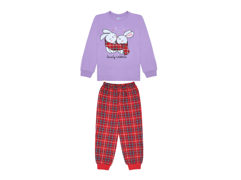 картинка БГ_ЧЗ Пижама для девочки 8-12 лет 100% хлопок BONITO KIDS/BK1744PJ(01-23)/уп.5шт./меш.175шт. от BonitoKids