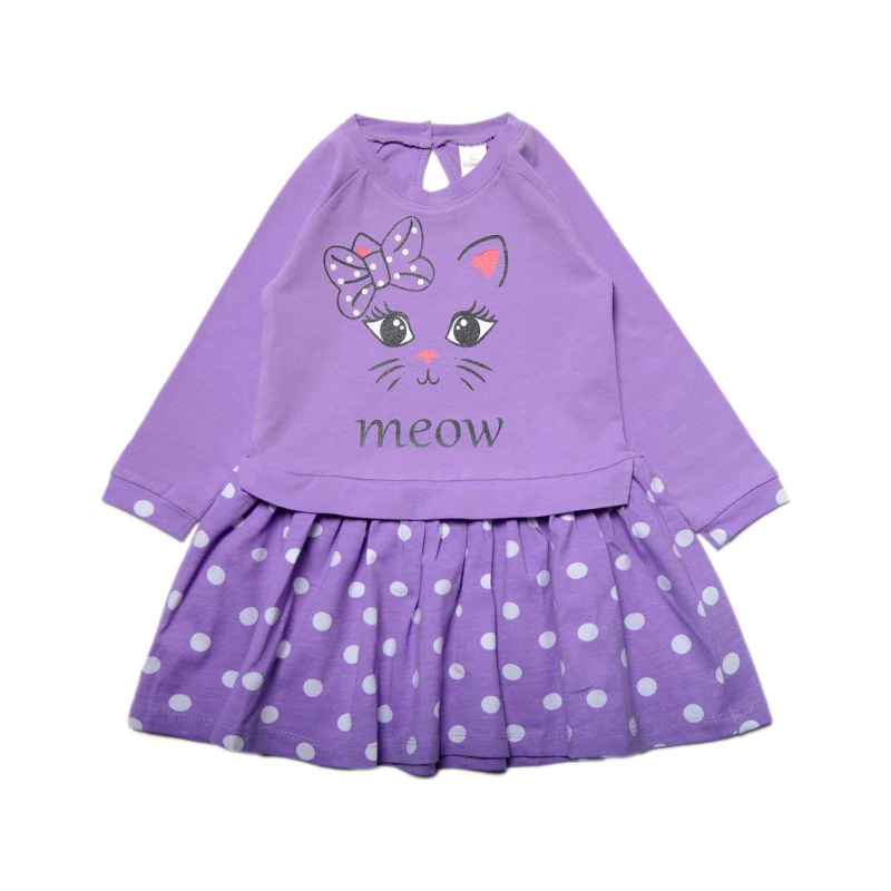 картинка БГ_ЧЗ Платье для девочки 2-6 лет 92% хлопок, 8% лайкра BONITO KIDS/SS6014(01-24)(ЧЗ)/уп.5шт./меш.350шт. от BonitoKids