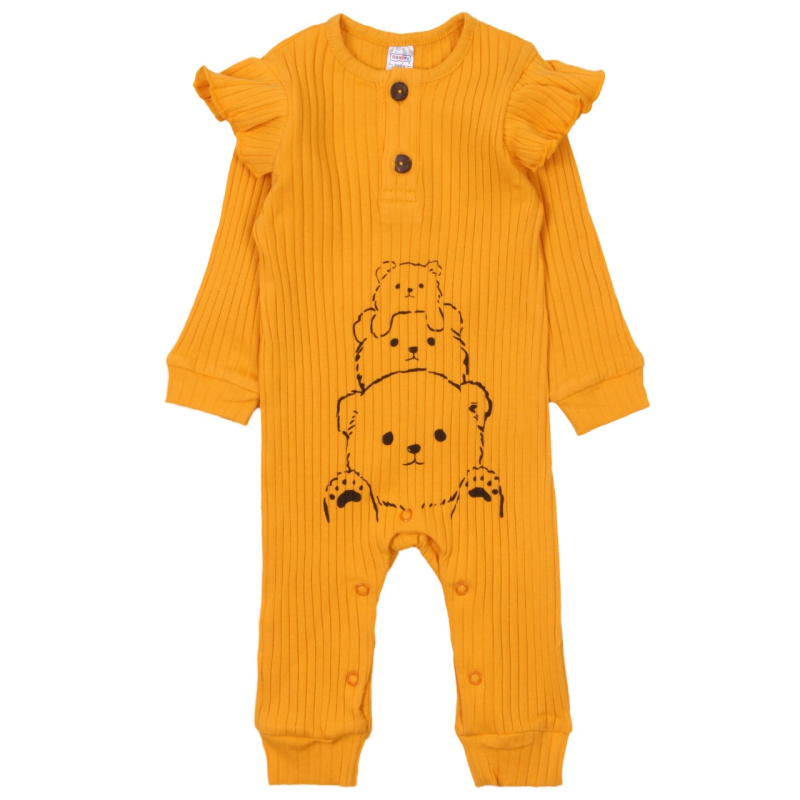 картинка КГ_БГ Комбинезон для девочки 68-92 100% х\б BONITO KIDS/OP1353/уп.5шт./меш.375шт. от BonitoKids