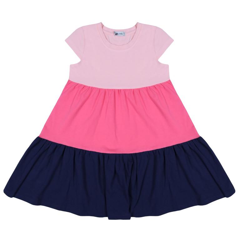 картинка БГ_ЧЗ Платье для девочки 3-7 лет 92% хлопок, 8% лайкра BONITO KIDS/BK1568P(12-22)(ЧЗ)/уп.5шт./меш.330шт. от BonitoKids