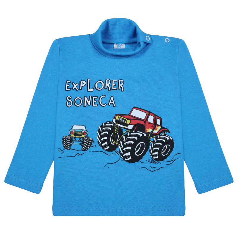 картинка БГ_ЧЗ Водолазка для мальчика 1-4 лет 100% хлопок BONITO KIDS/BK0007M(06-23)(ЧЗ)/уп.4шт./меш.500шт. от BonitoKids