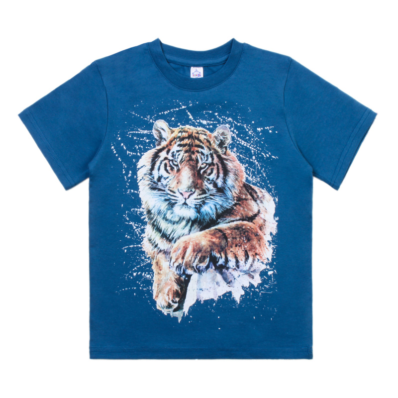 картинка БГ_ЧЗ Футболка для мальчика 8-12 лет 92% хлопок, 8% лайкра BONITO KIDS/BK6005F(ЧЗ)/уп.5шт./меш.450шт. от BonitoKids