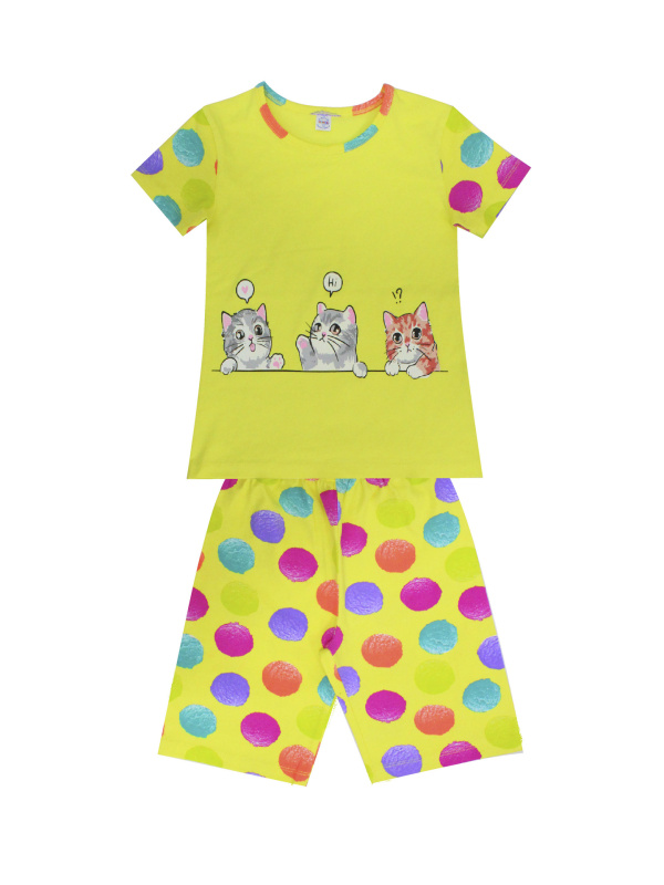 картинка ЧЗ Пижама для девочки 8-12 лет 100% хлопок BONITO KIDS/BK1687PJ/уп.5шт./меш.250шт. от BonitoKids