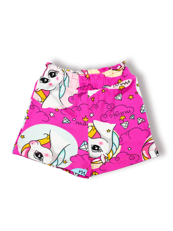 картинка БГ_ЧЗ Шорты для девочки 2-6 лет 100% п/э BONITO KIDS/BK1803SH(12-24)(ЧЗ)/уп.5шт./меш.750шт. от BonitoKids