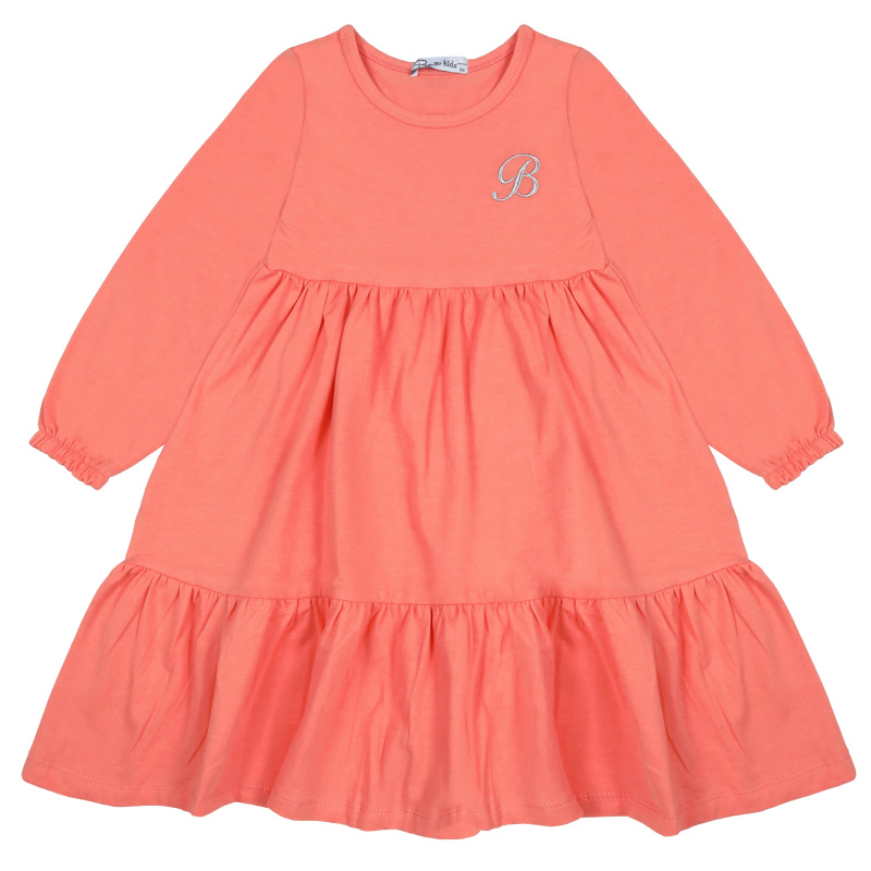 картинка БГ_ЧЗ Платье для девочки 3-7 лет 92% хлопок, 8% лайкра	 BONITO KIDS/BK1561P(12-25)(ЧЗ)/уп.5шт./меш.250шт. от BonitoKids