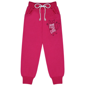 картинка БГ_ЧЗ Штаны для девочки 3-7 лет 100% хлопок BONITO KIDS/BK1617B(ЧЗ)/уп.5шт/меш.400шт. от BonitoKids