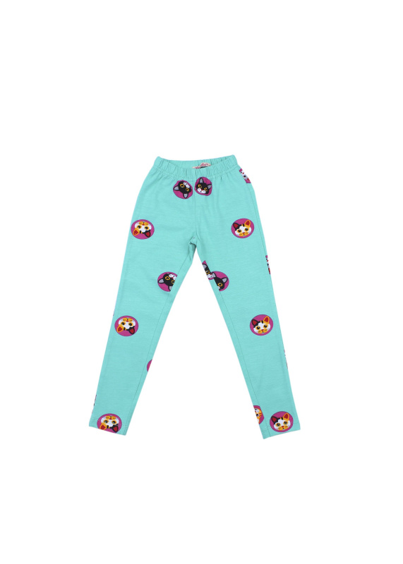 картинка ЧЗ Лосины для девочки 7-11 лет 92% хлопок, 8% лайкра BONITO KIDS/BK1166L(ЧЗ)/уп.5шт./меш.460шт. от BonitoKids