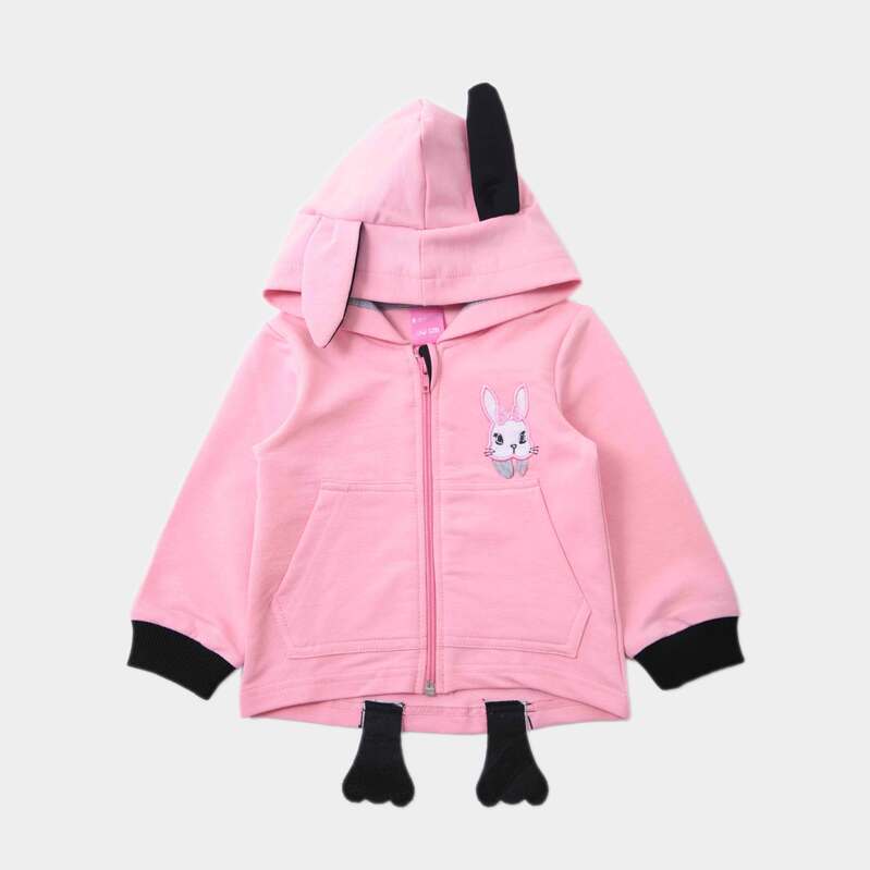 картинка ЧЗ Худи для детей 80-98 см 65% хлопок, 27% полиэстер, 8% эластан BONITO KIDS/OP1856(01-23)(ЧЗ)/уп.4шт./меш.260шт. от BonitoKids