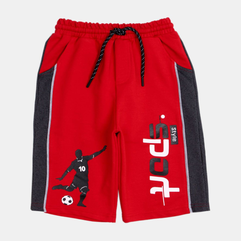 картинка ЧЗ Шорты для мальчика 8-12 лет 65% хлопок, 30% полиэстер, 5% лайкра BONITO KIDS/OP1355(ЧЗ)/уп.5шт/меш.210шт. от BonitoKids