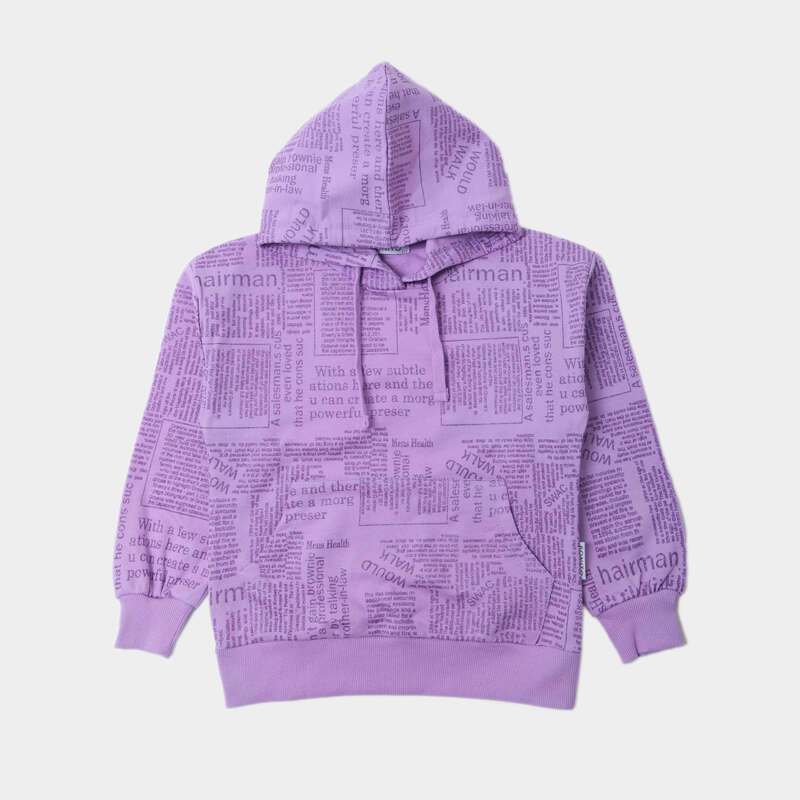 картинка БГ_ЧЗ Худи для девочки 8-12 лет 100% хлопок BONITO KIDS/SS6073(01-23)(ЧЗ)/уп.5шт./меш.200шт. от BonitoKids