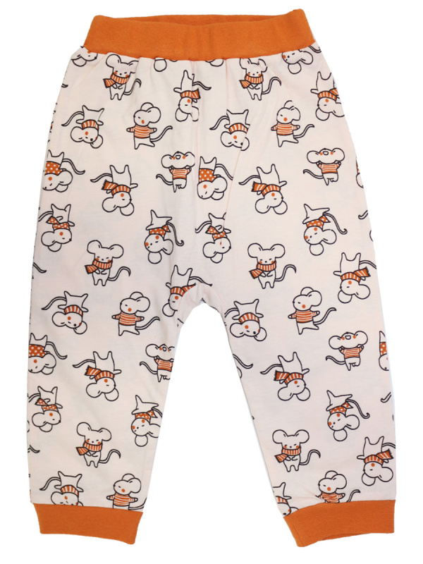 картинка Штанишки для детей 62-80 100% х/б BONITO KIDS/OP468/уп.4шт./меш.704шт. от BonitoKids