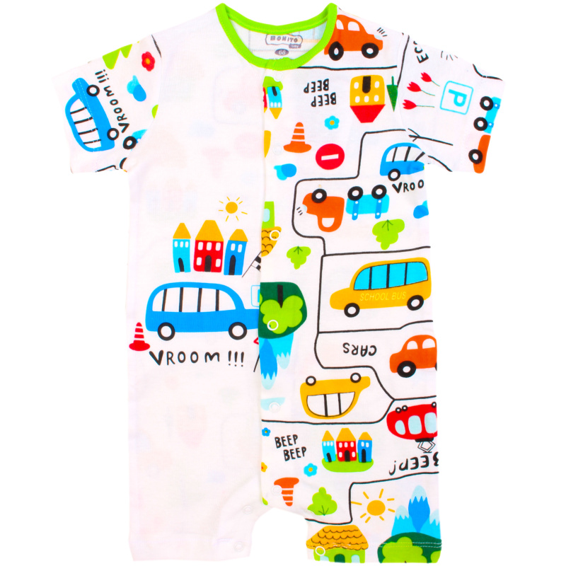 картинка БГ_ЧЗ Боди для мальчика 68-86 100% х/б BONITO KIDS/OP1438(ЧЗ)/уп.4шт./меш.544шт. от BonitoKids