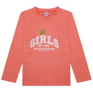 картинка БГ Лонгслив для девочки 5-8 лет 100% хлопок BONITO KIDS/BK0009D(09-24)/уп.4шт./меш.400шт. от BonitoKids