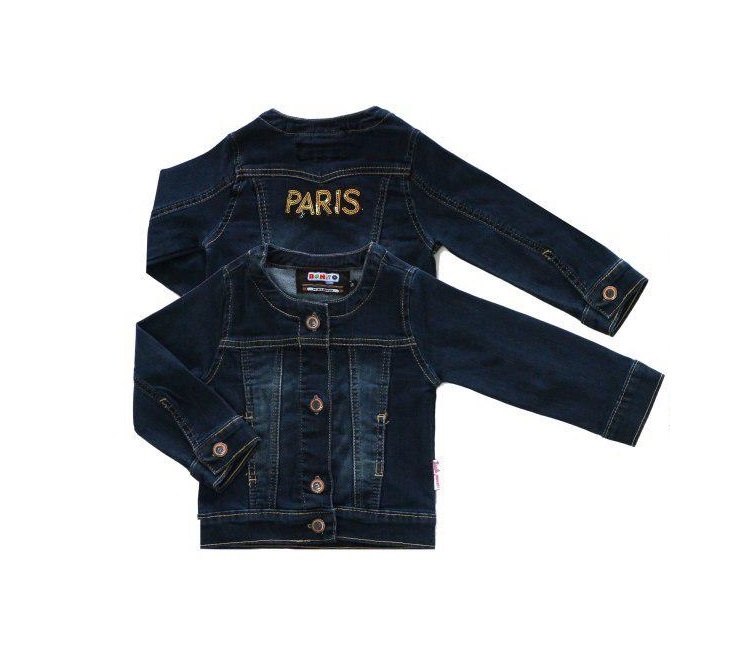 картинка ЧЗ Пиджак для девочки 2-5 лет 100% хлопок BONITO KIDS/OP741П(ЧЗ)/уп.4шт./меш.128шт. от BonitoKids