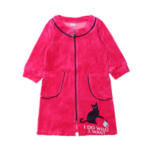 картинка Халат для девочки 8-12 лет 80% хлопок, 20% п/э BONITO KIDS/OP1099/уп.5 шт./меш.120шт. от BonitoKids
