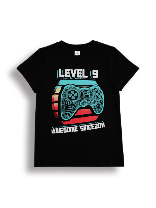 картинка БГ_ЧЗ Футболка для мальчика 9-12 лет 100% хлопок BONITO KIDS/BK0003M(04-25)(ЧЗ)/уп.4шт./меш.600шт. от BonitoKids