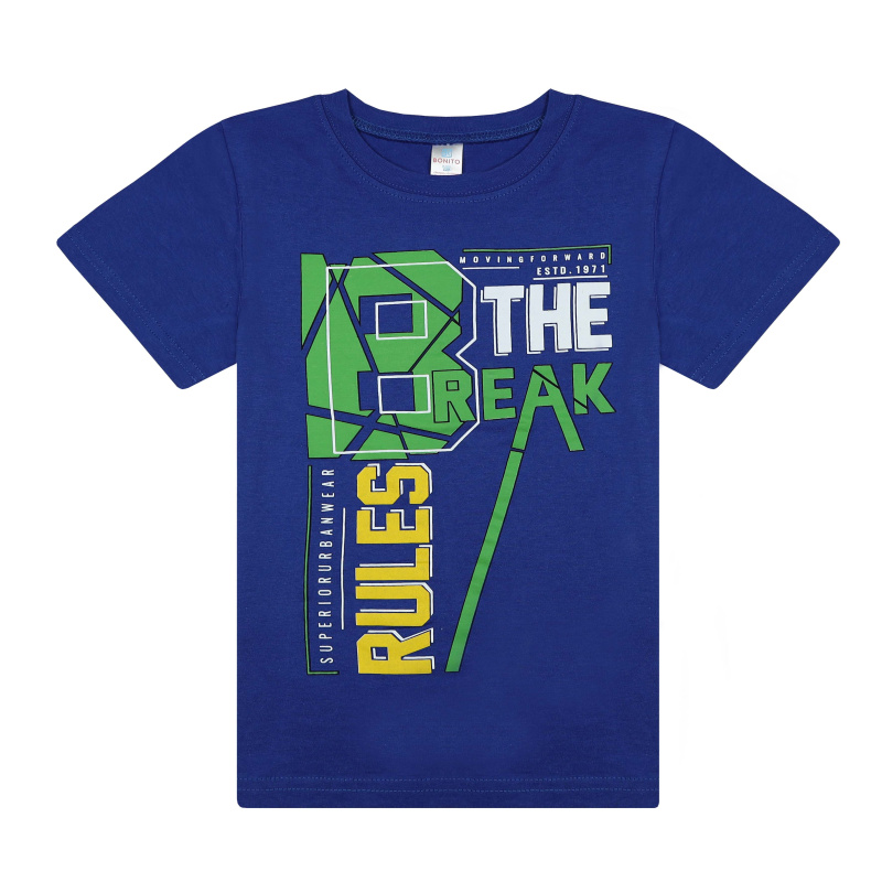 картинка БГ_ЧЗ Футболка для мальчика, 8-12 лет, 100% хлопок, BONITO KIDS/BK0003M(05-24)(ЧЗ)/уп.5шт./меш.600шт. от BonitoKids