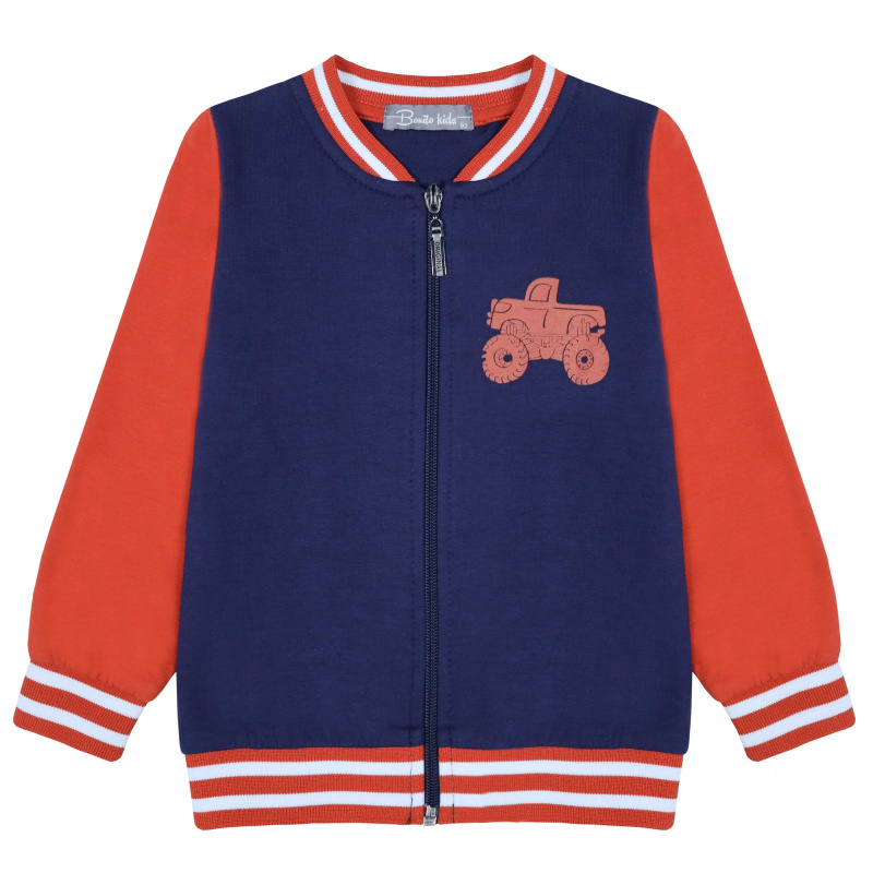 картинка КГ_БГ Бомбер для мальчика 2-6 лет 92% хлопок, 8% лайкра BONITO KIDS/BK1717B/уп.5шт./меш.325шт. от BonitoKids