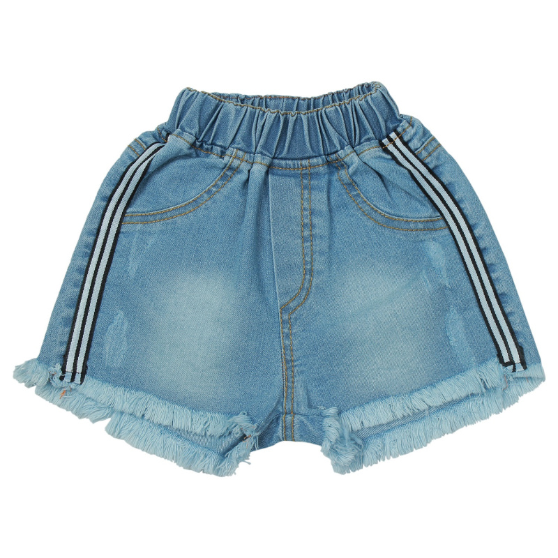 картинка ЧЗ Шорты для девочки 2-6 лет 82% хлопок, 15% пэ, 3% эластан BONITO KIDS/OP798(ЧЗ)/уп.5шт./меш.440шт. от BonitoKids