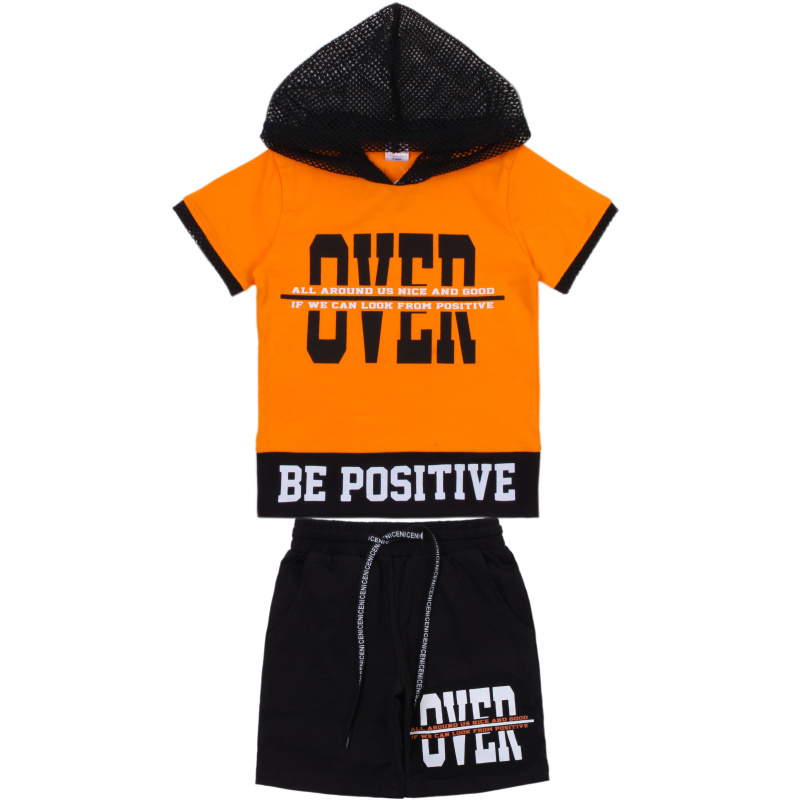 картинка БГ_ЧЗ Комплект для мальчика (футболка и шорты) 3-7 лет BONITO KIDS/OP1441(ЧЗ)/уп.5шт./меш.250шт. от BonitoKids