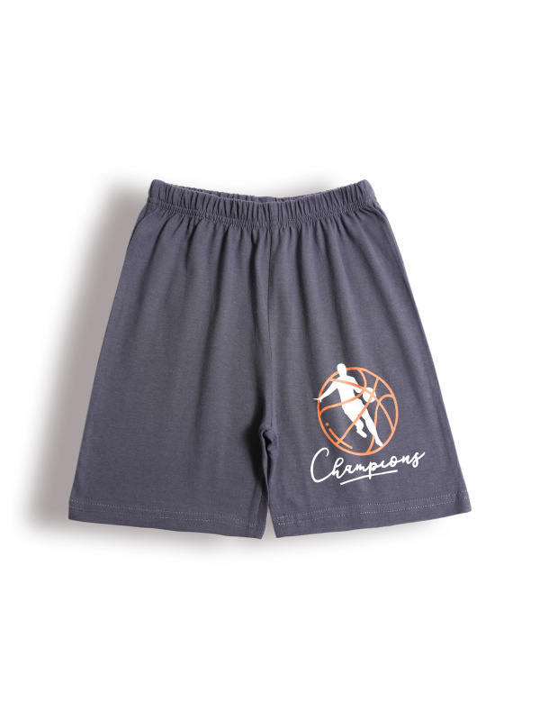 картинка БГ_ЧЗ Шорты для мальчика 5-8 лет 100% хлопок BONITO KIDS/BK0102M(ЧЗ)/уп.4шт./меш.800шт. от BonitoKids