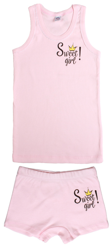 картинка Комплект для девочки (майка, трусы) 7-11 лет BONITO KIDS/BK1469MT(01-22)/уп.5шт./меш.450шт. от BonitoKids