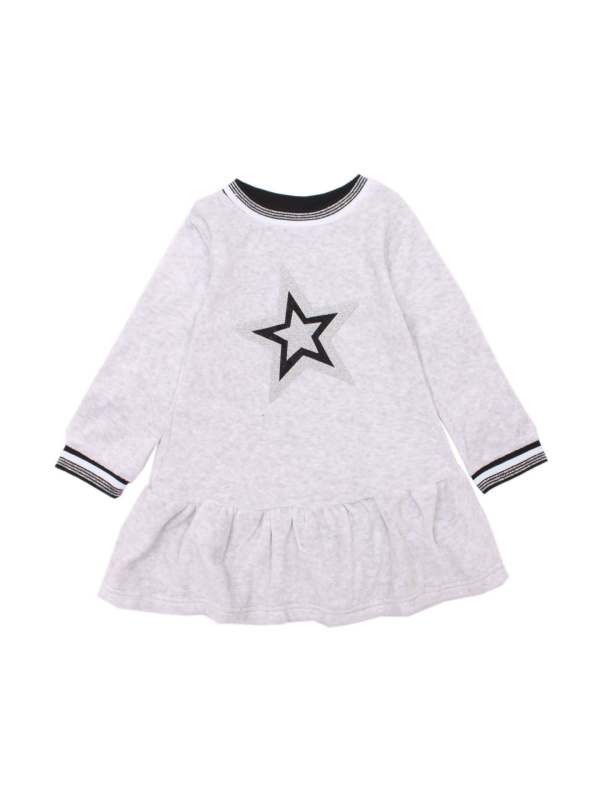 картинка ЧЗ Платье для девочки 3-7 лет 80% хлопок, 20% п/э BONITO KIDS/OP1200(ЧЗ)/уп.5шт./меш.200шт. от BonitoKids