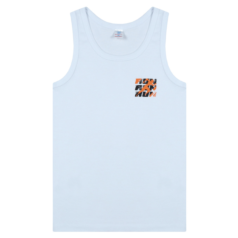 картинка БГ_ЧЗ Майка для мальчика 7-11 лет 100% хлопок BONITO KIDS/BK0537M/уп.5шт./меш.650шт. от BonitoKids