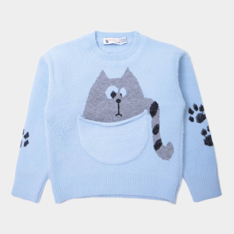картинка ЧЗ Джемпер для мальчика 2-6 лет 50% вискоза 28% полиэстер 22% нейлон BONITO KIDS/OP1533(01-23)(ЧЗ)/уп.3шт./меш.204шт. от BonitoKids